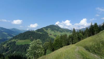Panoramablick Taleinwärts