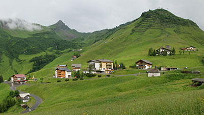 Blick auf Faschina